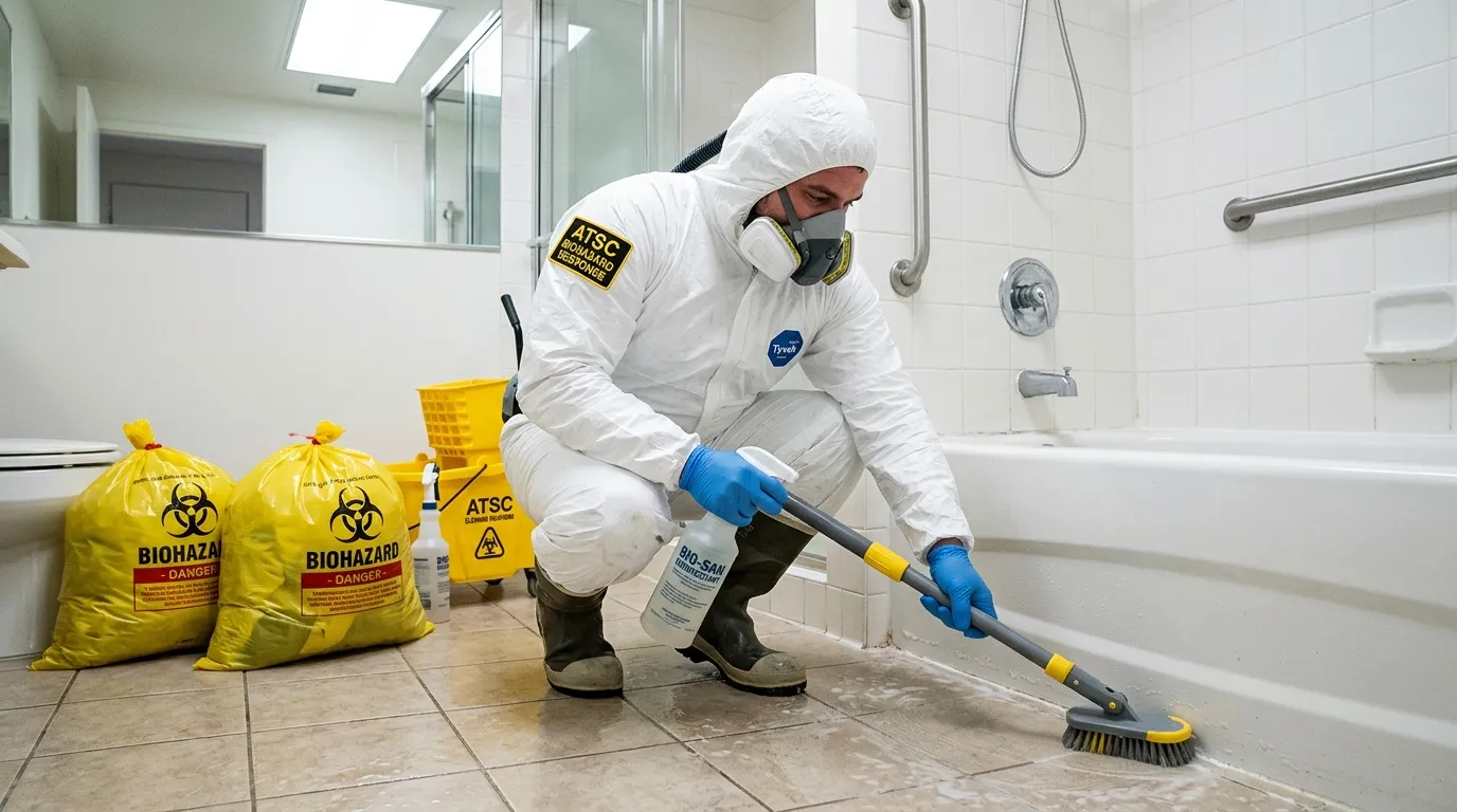 Decontamination equipment deployed for Blood Cleanup in Short Hills